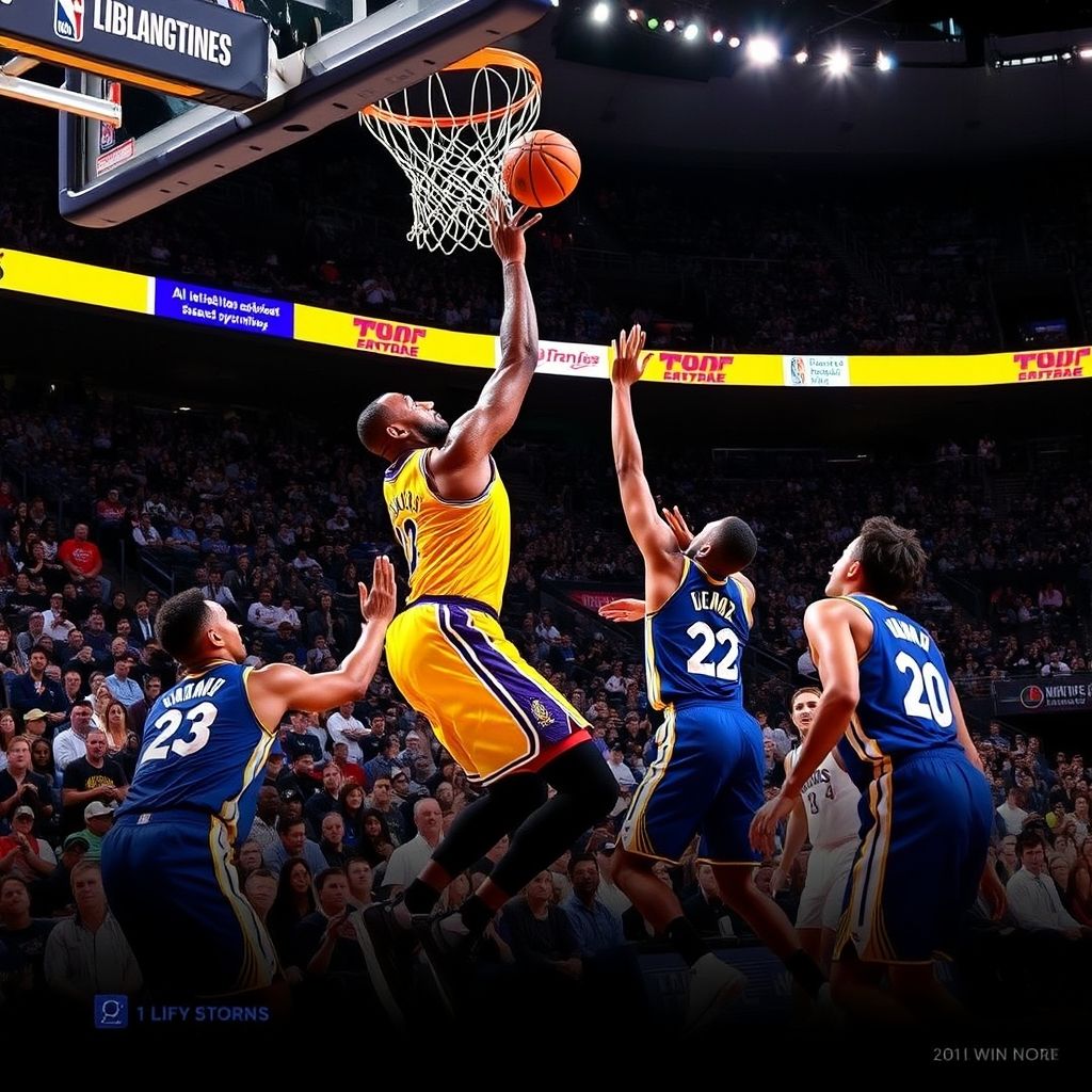 爱游戏登录-詹姆斯拿下关键三分，领导湖人逆转击败勇士，取得赛季首胜